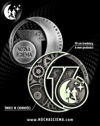 To jest niesamowity medal Nocnej Ściemy 2026 - edycja 16.