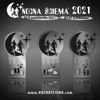 Trofeum dla najlepszych w kategoriach wiekowych Nocnej Ściemy 2022